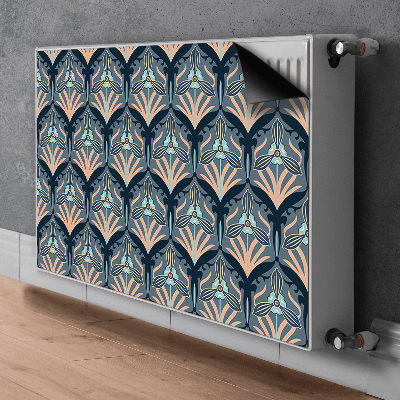 Magnetiskt radiatorskydd Vintage blommor