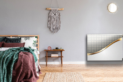 Magnetisk radiatorkåpa Abstrakt övergång