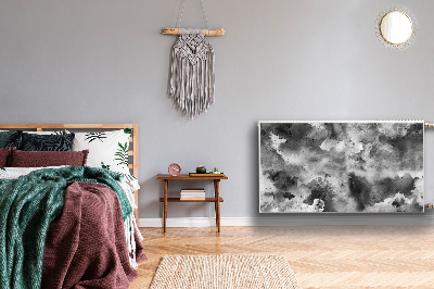 Magnetisk radiatorkåpa Mörka moln