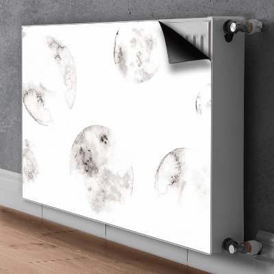 Magnetiskt radiatorskydd Månar
