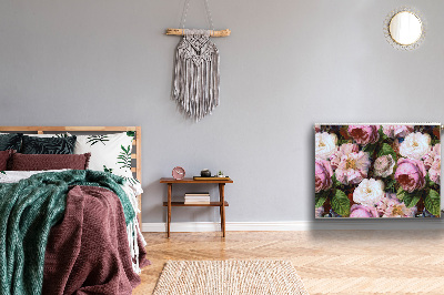 Magnetiskt radiatorskydd Ros trädgård
