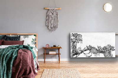 Magnetiskt radiatorskydd Geparder på en gren