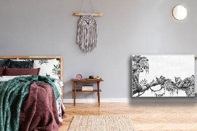 Magnetiskt radiatorskydd Geparder på en gren