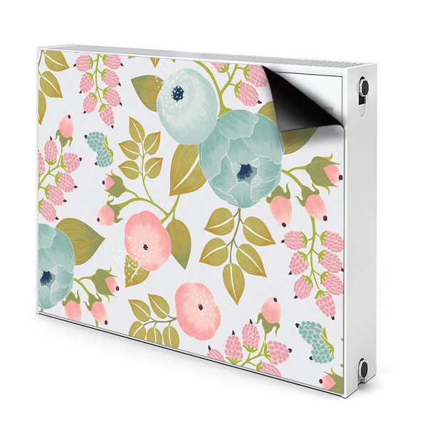 Magnetiskt radiatorskydd Vårblommor
