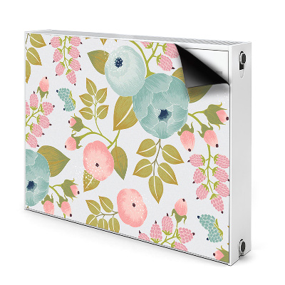 Magnetiskt radiatorskydd Vårblommor
