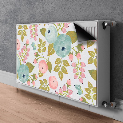 Magnetiskt radiatorskydd Vårblommor