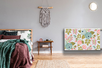 Magnetiskt radiatorskydd Vårblommor