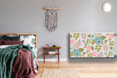 Magnetiskt radiatorskydd Vårblommor