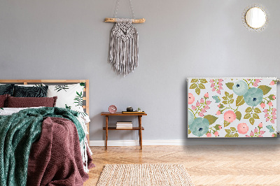 Magnetiskt radiatorskydd Vårblommor