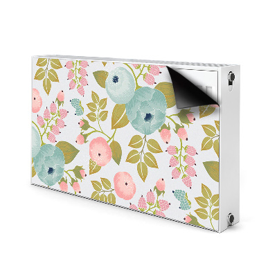 Magnetiskt radiatorskydd Vårblommor