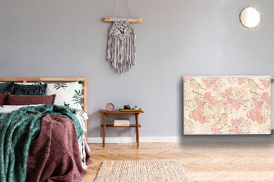 Magnetisk radiatorkåpa Beiga fåglar