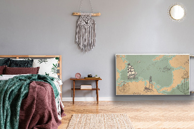 Magnetiskt radiatorskydd Skattkarta