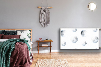 Magnetisk radiatorkåpa Bild Månar