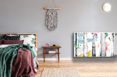 Magnetisk radiatorkåpa Skogsabstraktion