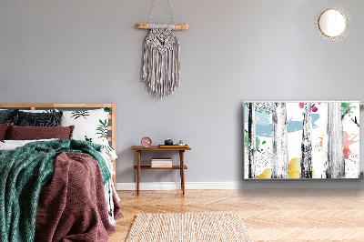 Magnetisk radiatorkåpa Skogsabstraktion