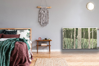 Magnetisk radiatorkåpa Träd