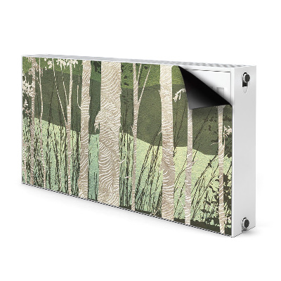 Magnetisk radiatorkåpa Träd