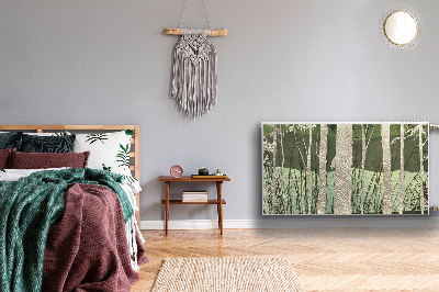 Magnetisk radiatorkåpa Träd
