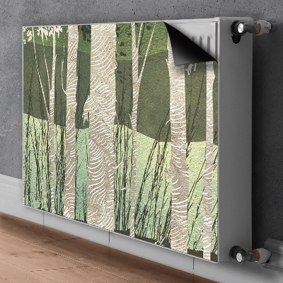 Magnetisk radiatorkåpa Träd
