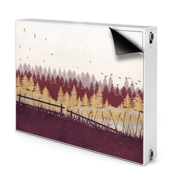 Magnetisk radiatorkåpa Höstskog