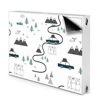 Magnetiskt radiatorskydd Rese tema