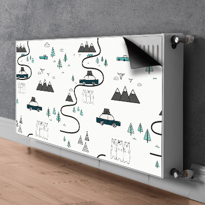 Magnetiskt radiatorskydd Rese tema