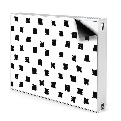 Magnetiskt radiatorskydd Målade rutor