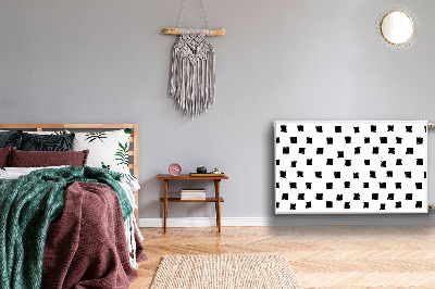 Magnetiskt radiatorskydd Målade rutor