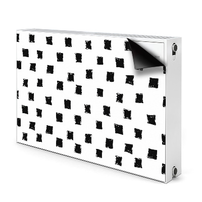 Magnetiskt radiatorskydd Målade rutor