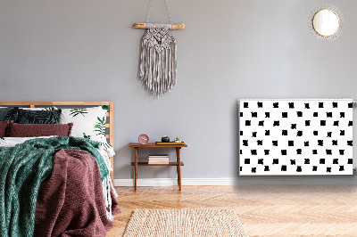 Magnetiskt radiatorskydd Målade rutor