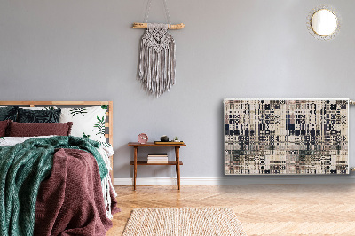 Magnetiskt radiatorskydd Kakel i Boho stil