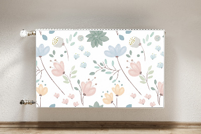 Magnetiskt radiatorskydd Vårblommor