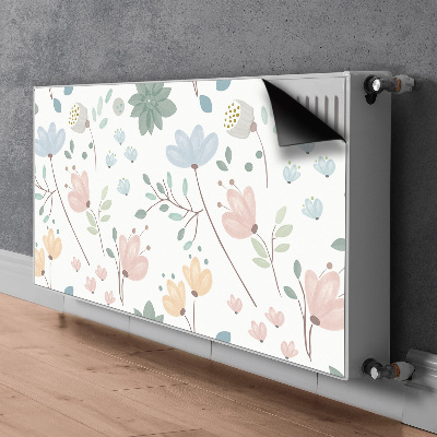 Magnetiskt radiatorskydd Vårblommor