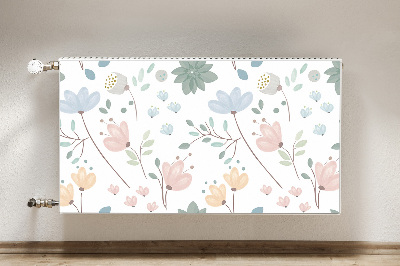 Magnetiskt radiatorskydd Vårblommor