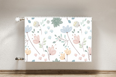 Magnetiskt radiatorskydd Vårblommor
