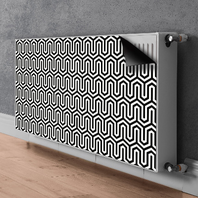 Magnetiskt radiatorskydd Geometriskt mönster