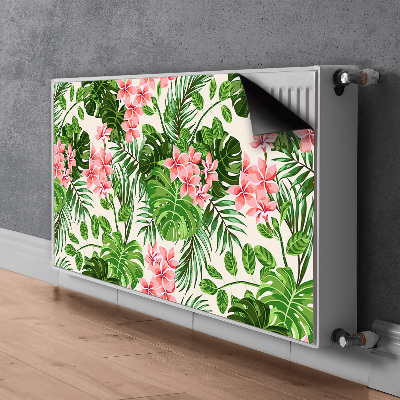 Magnetisk radiatorkåpa Hibiskus