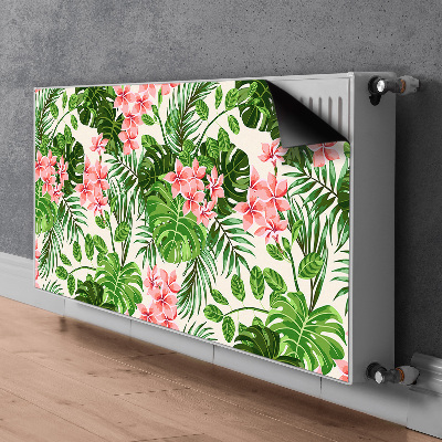 Magnetisk radiatorkåpa Hibiskus