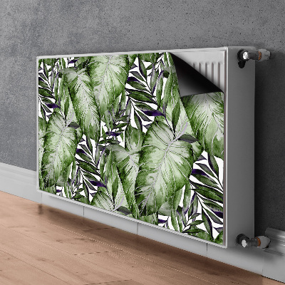 Magnetisk radiatorkåpa Monstera löv