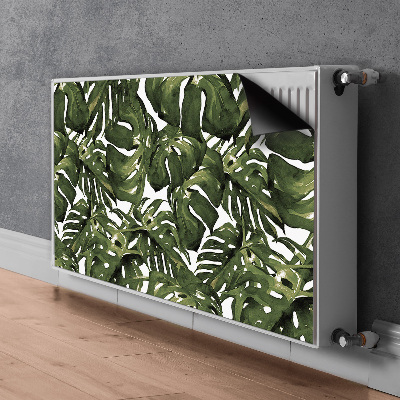 Magnetisk radiatorkåpa Monstera löv