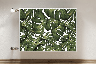 Magnetisk radiatorkåpa Monstera löv