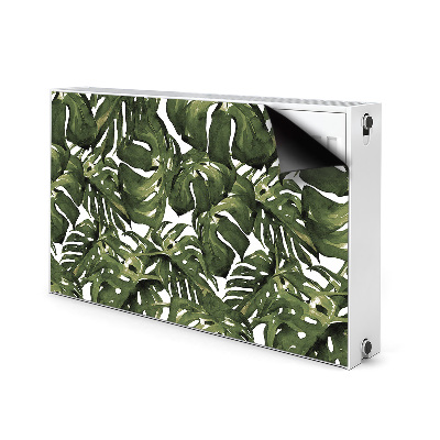 Magnetisk radiatorkåpa Monstera löv