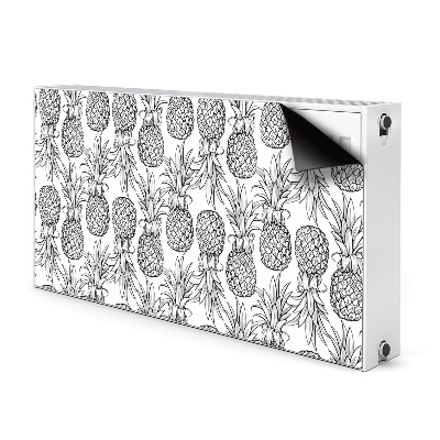 Magnetisk radiatorkåpa Ananas