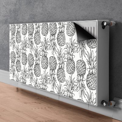 Magnetisk radiatorkåpa Ananas