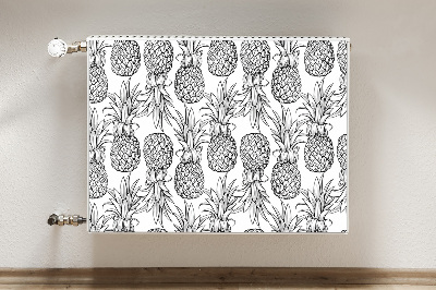 Magnetisk radiatorkåpa Ananas