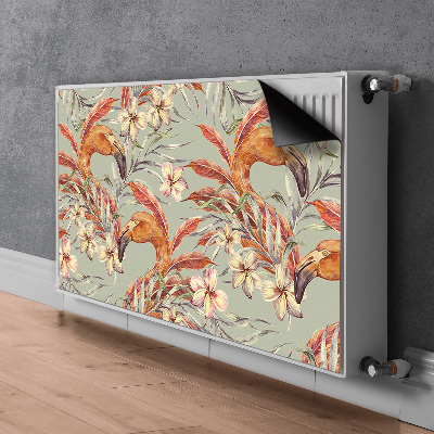 Magnetiskt radiatorskydd Bild på Flamingos