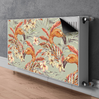 Magnetiskt radiatorskydd Bild på Flamingos