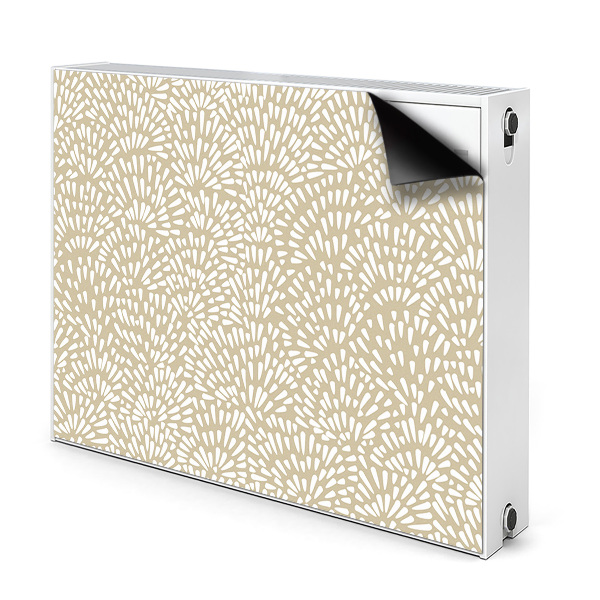 Magnetisk radiatorkåpa Beige Boho-tårar