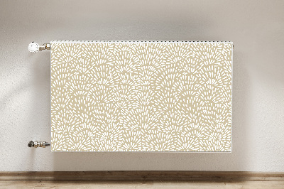 Magnetisk radiatorkåpa Beige Boho-tårar