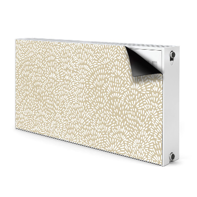 Magnetisk radiatorkåpa Beige Boho-tårar